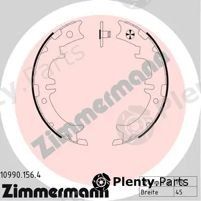 Zimmermann 10990.156.4 — Brake Shoe Set, parking brake