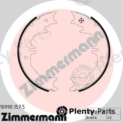 Zimmermann 10990.157.5 — Brake Shoe Set, parking brake