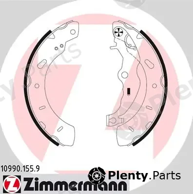 Zimmermann 10990.155.9 — Brake Shoe Set
