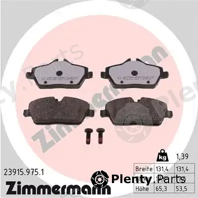 Zimmermann 23915.975.1 — Brake Pad Set, disc brake rd:z