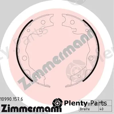 Zimmermann 10990.157.6 — Brake Shoe Set, parking brake