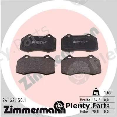 Zimmermann 24162.150.1 — Brake Pad Set, disc brake