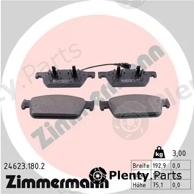 Zimmermann 24623.180.2 — Brake Pad Set, disc brake