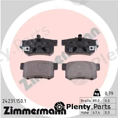 Zimmermann 24231.150.1 — Brake Pad Set, disc brake