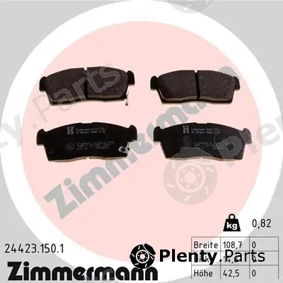 Zimmermann 24423.150.1 — Brake Pad Set, disc brake