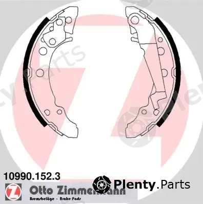Zimmermann 10990.152.3 — Brake Shoe Set