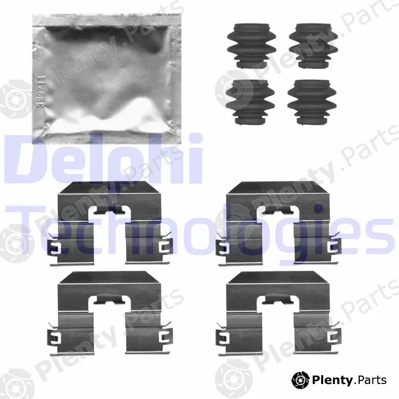Delphi LX0729 — Accessory Kit, disc brake pad