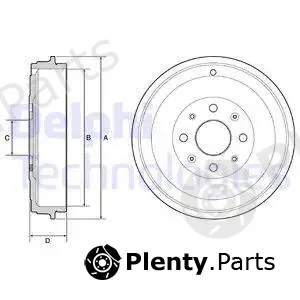 Delphi BF503 — Brake Drum