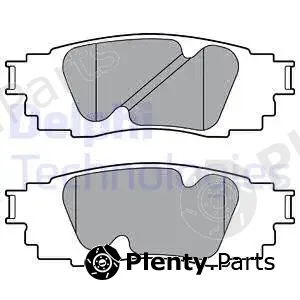 Delphi LP3392 — Brake Pad Set, disc brake