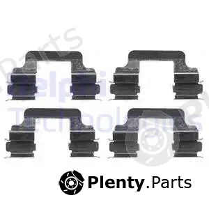 Delphi LX0383 — Accessory Kit, disc brake pad