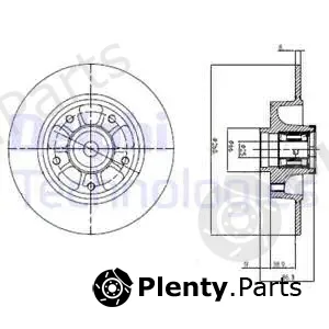 Delphi BG9112RSC — Brake Disc