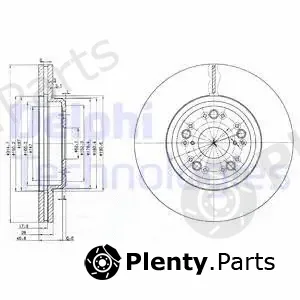 Delphi BG3616 — Brake Disc