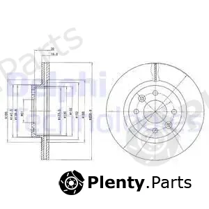 Delphi BG2283 — Brake Disc