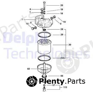 Delphi 5836B325 — Fuel Filter
