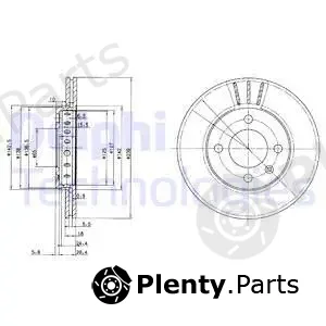 Delphi BG2982 — Brake Disc