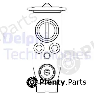 Delphi CB1003V — Expansion Valve, air conditioning