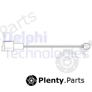 Delphi LZ0109 — Warning Contact, brake pad wear