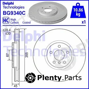 Delphi BG9340C — Brake Disc