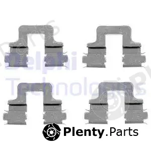 Delphi LX0379 — Accessory Kit, disc brake pad