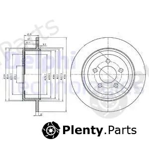Delphi BG4159 — Brake Disc