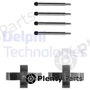 Delphi LX0086 — Accessory Kit, disc brake pad
