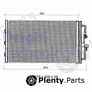 Delphi TSP0225353 — Condenser, air conditioning