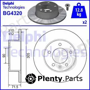 Delphi BG4320 — Brake Disc