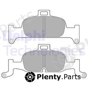 Delphi LP3239 — Brake Pad Set, disc brake