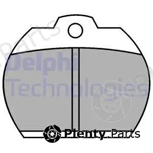 Delphi LP119 — Brake Pad Set, disc brake