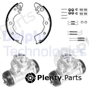 Delphi 916 — Brake Shoe Set