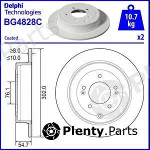 Delphi BG4828C-18B1 — Brake Disc