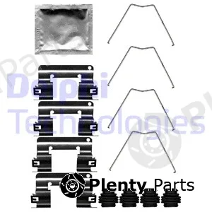Delphi LX0713 — Accessory Kit, disc brake pad