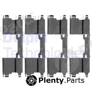 Delphi LX0502 — Accessory Kit, disc brake pad