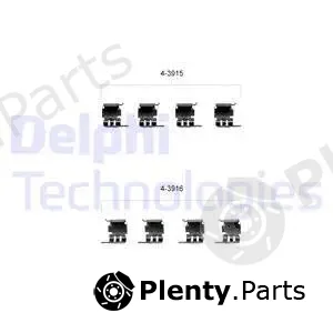 Delphi LX0348 — Accessory Kit, disc brake pad