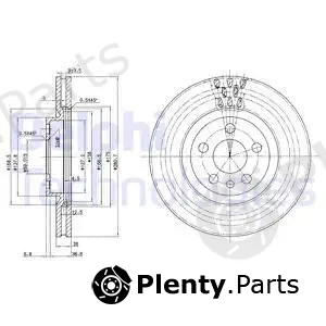 Delphi BG2844 — Brake Disc