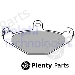 Delphi LP821 — Brake Pad Set, disc brake