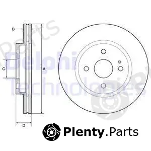 Delphi BG4942C — Brake Disc