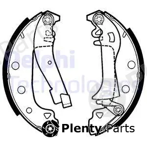 Delphi LS1395 — Brake Shoe Set