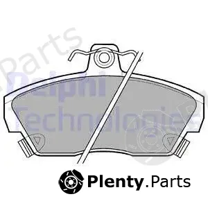 Delphi LP618 — Brake Pad Set, disc brake