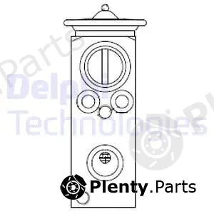 Delphi CB1012V — Expansion Valve, air conditioning