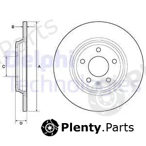 Delphi BG4800C-19B1 — Brake Disc
