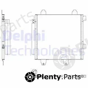 Delphi TSP0225643 — Condenser, air conditioning