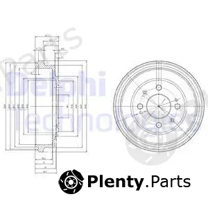 Delphi BF280 — Brake Drum