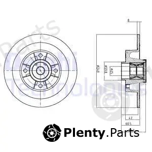 Delphi BG9028RSC — Brake Disc