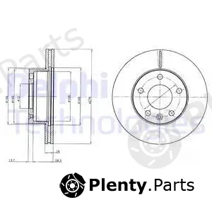 Delphi BG4022 — Brake Disc