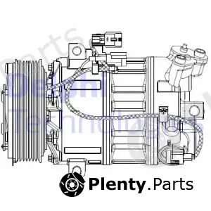 Delphi CS20477 — Compressor, air conditioning