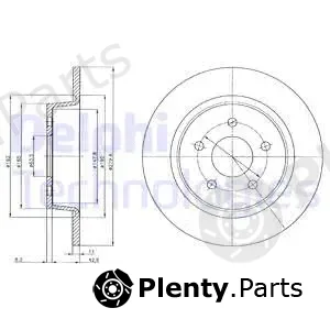 Delphi BG4533C — Brake Disc