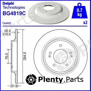 Delphi BG4819C-18B1 — Brake Disc