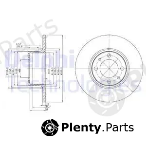 Delphi BG2176 — Brake Disc