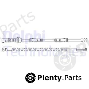 Delphi LZ0211 — Warning Contact, brake pad wear